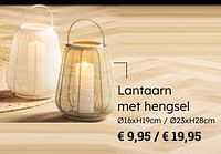 Lantaarn met hengsel-Huismerk - Multi Bazar