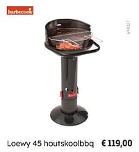 Loewy 45 houtskoolbbq-Barbecook