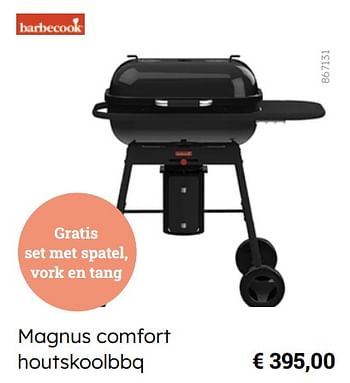 Promoties Magnus comfort houtskoolbbq - Barbecook - Geldig van 08/03/2024 tot 30/06/2024 bij Multi Bazar