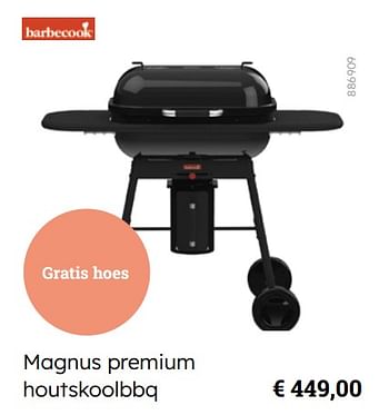 Promotions Magnus premium houtskoolbbq - Barbecook - Valide de 08/03/2024 à 30/06/2024 chez Multi Bazar
