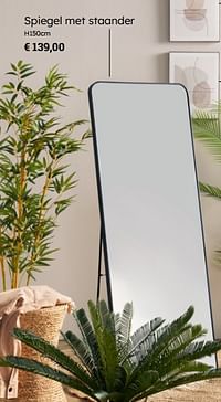 Spiegel met staander-Huismerk - Multi Bazar