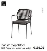 Barista stapelstoel-4 Seasons outdoor