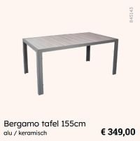 Bergamo tafel-Huismerk - Multi Bazar