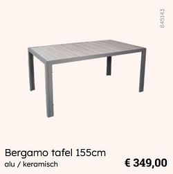 Bergamo tafel
