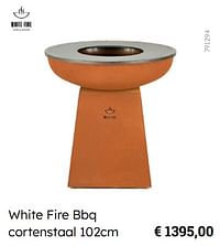 White fire bbq cortenstaal-White Fire