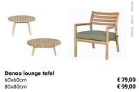 Danao lounge tafel-Huismerk - Multi Bazar