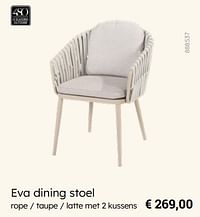 Eva dining stoel-4 Seasons outdoor
