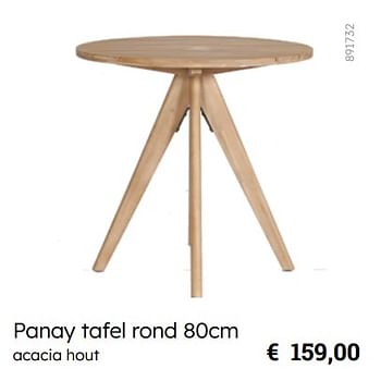 Promotions Panay tafel rond - Produit Maison - Multi Bazar - Valide de 08/03/2024 à 30/06/2024 chez Multi Bazar