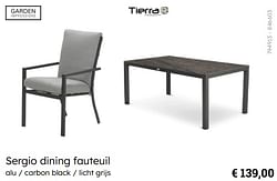 Sergio dining fauteuil