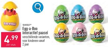Promoties Egg-a-boo interactief paasei - Silverlit - Geldig van 20/03/2024 tot 24/03/2024 bij Aldi
