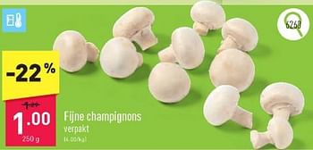 Promoties Fijne champignons - Huismerk - Aldi - Geldig van 18/03/2024 tot 24/03/2024 bij Aldi