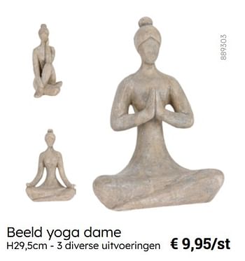 Promotions Beeld yoga dame - Produit Maison - Multi Bazar - Valide de 08/03/2024 à 30/06/2024 chez Multi Bazar