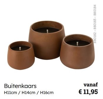 Promoties Buitenkaars - Huismerk - Multi Bazar - Geldig van 08/03/2024 tot 30/06/2024 bij Multi Bazar