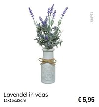 Lavendel in vaas-Huismerk - Multi Bazar