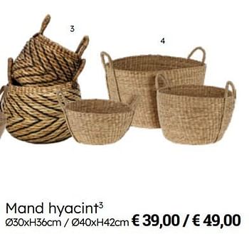 Promoties Mand hyacint - Huismerk - Multi Bazar - Geldig van 08/03/2024 tot 30/06/2024 bij Multi Bazar