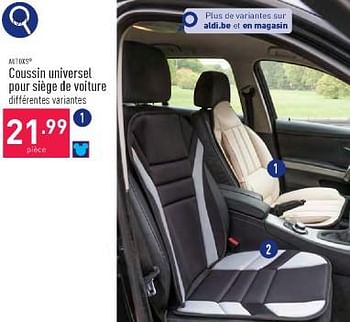 Promoties Coussin universel pour siége de voiture - AutoXS - Geldig van 23/03/2024 tot 24/03/2024 bij Aldi