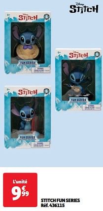 Promotions Stitch fun series - Disney - Valide de 19/03/2024 à 01/04/2024 chez Auchan Ronq