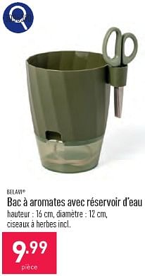 Promotions Bac à aromates avec réservoir d`eau - Belavi - Valide de 23/03/2024 à 24/03/2024 chez Aldi