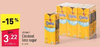 Promotions Cécémel less sugar - Cecemel - Valide de 23/03/2024 à 29/03/2024 chez Aldi
