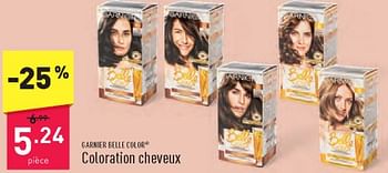 Promoties Coloration cheveux - Garnier - Geldig van 23/03/2024 tot 29/03/2024 bij Aldi