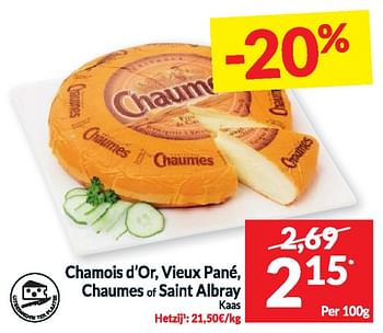 Promoties Chamois d’or vieux pané chaumes of saint albray - Chaumes - Geldig van 19/03/2024 tot 24/03/2024 bij Intermarche