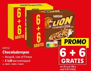 Promoties Chocoladerepen - Nestlé - Geldig van 20/03/2024 tot 26/03/2024 bij Lidl