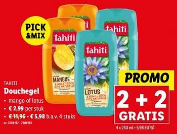 Promoties Douchegel - Palmolive Tahiti - Geldig van 20/03/2024 tot 26/03/2024 bij Lidl