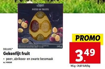 Promoties Gekonfijt fruit - Deluxe - Geldig van 20/03/2024 tot 26/03/2024 bij Lidl