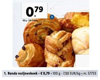 Promoties Ronde rozijnenkoek - Huismerk - Lidl - Geldig van 20/03/2024 tot 26/03/2024 bij Lidl