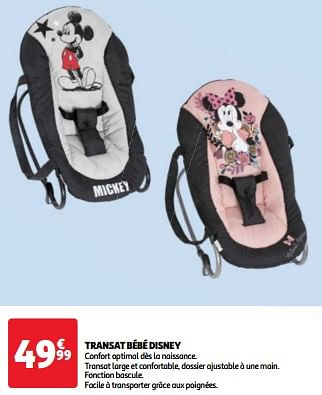 Promotions Transat bébé disney - Disney - Valide de 19/03/2024 à 01/04/2024 chez Auchan Ronq