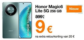 Promoties Honor magic6 lite 5g 256 gb - Honor - Geldig van 11/03/2024 tot 24/03/2024 bij Orange