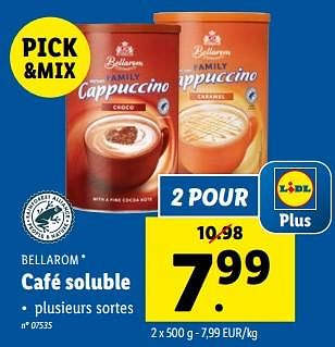 Promotions Café soluble - Bellarom - Valide de 20/03/2024 à 26/03/2024 chez Lidl