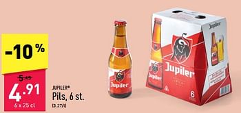 Promoties Jupiler pils - Jupiler - Geldig van 25/03/2024 tot 30/03/2024 bij Aldi
