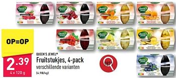 Promoties Fruitstukjes - Queen's Jewel - Geldig van 25/03/2024 tot 30/03/2024 bij Aldi