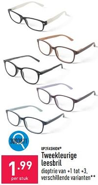 Tweekleurige leesbril-UP2Fashion