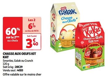 Promotions Chasse aux oeufs kit kat - Nestlé - Valide de 19/03/2024 à 31/03/2024 chez Auchan Ronq