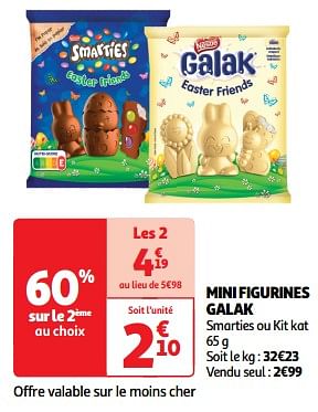 Promotions Mini figurines galak - Galak - Valide de 19/03/2024 à 31/03/2024 chez Auchan Ronq