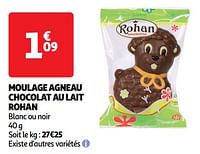 Moulage agneau chocolat au lait rohan-Rohan