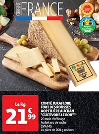 Comté juraflore fort des rousses aop filière auchan cultivons le bon-Huismerk - Auchan