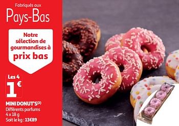 Promoties Mini donut`s - Huismerk - Auchan - Geldig van 19/03/2024 tot 31/03/2024 bij Auchan