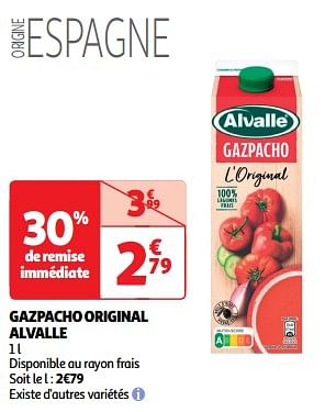 Promoties Gazpacho original alvalle - Alvalle - Geldig van 19/03/2024 tot 31/03/2024 bij Auchan