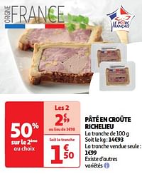 Pâté en croûte richelieu-Huismerk - Auchan
