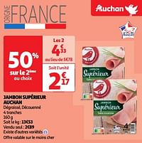 Jambon supérieur auchan-Huismerk - Auchan