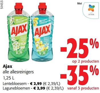Promoties Ajax alle allesreinigers - Ajax - Geldig van 13/03/2024 tot 26/03/2024 bij Colruyt