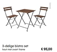 3-delige bistro set-Huismerk - Multi Bazar