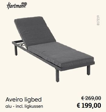 Promoties Aveiro ligbed - Hartman - Geldig van 08/03/2024 tot 30/06/2024 bij Multi Bazar