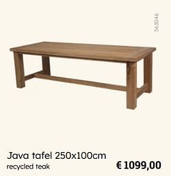 Java tafel