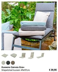 Kussens Canvas Eco+ stapelstoel kussen-Huismerk - Multi Bazar