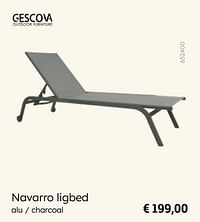 Navarro ligbed-Gescova Outdoor Living