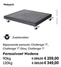 Parasolvoet modena-Platinum Casual Living